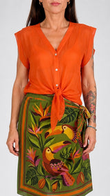 Camicia basic aletta nodino T.