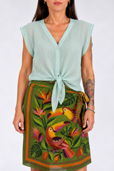 Camicia basic aletta nodino T.