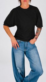 T-shirt manica pipistrello H.