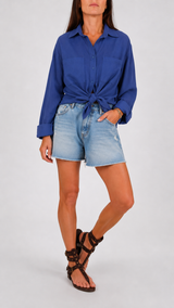 Camicia mussola tasche H.