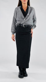 Gonna matita microstrass H.