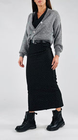 Gonna matita microstrass H.