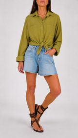 Camicia mussola tasche H.