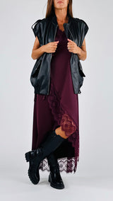 Bomber smanicato patch H.