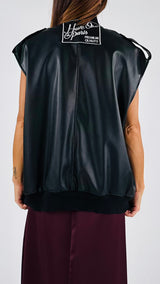 Bomber smanicato patch H.