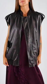 Bomber smanicato patch H.