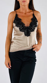 Top lingerie macramè T.