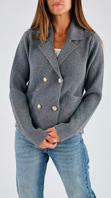 Cardigan bottoni militari K.