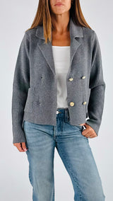 Cardigan bottoni militari K.