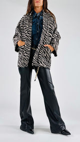 Caban jacquard fantasia H.