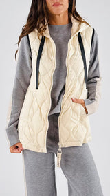 Piumino smanicato H.