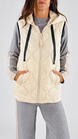 Piumino smanicato H.