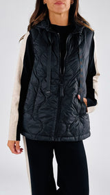 Piumino smanicato H.