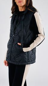 Piumino smanicato H.