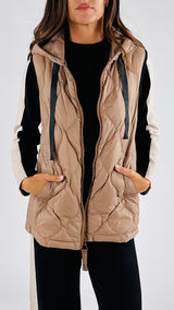 Piumino smanicato H.