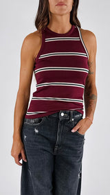 Canotta americana righe Vic.