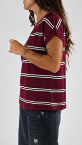 T-shirt scatolina righe Vic.