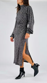 Abito arriccio fiorellino Vic.