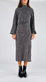 Abito arriccio fiorellino Vic.