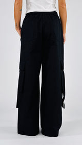 Pantalone drill palazzo cargo T.