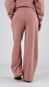 Pantalone palazzo felpa garzata H.