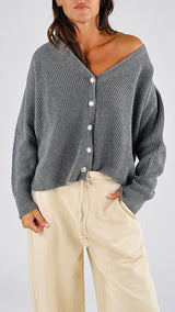 Cardigan costa inglese bottoni mil. H.