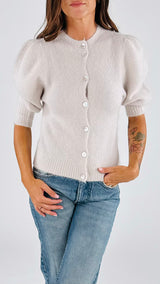 Cardiganino palloncino infeltrito K.