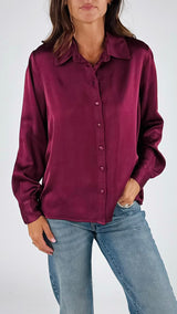 Camicia uomo raso H.