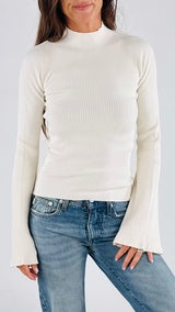 Lupetto costina manica calla K.