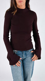 Lupetto costina manica calla K.