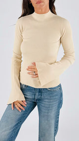 Lupetto costina manica calla K.