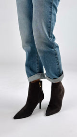 Tronchetto punta eco camoscio