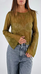 Camicina pizzo manica calla You