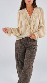 Camicia V jabot passamaneria You