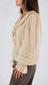 Camicia V jabot passamaneria You