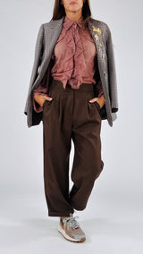 Pantalone baloon doppia pence Vic.