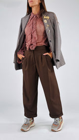 Pantalone baloon doppia pence Vic.