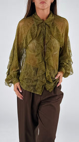 Camicia pizzo jabot You