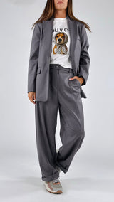 Giacca twill due bottoni T.