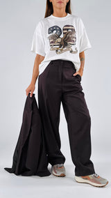 Pantalone twill nervatura T.