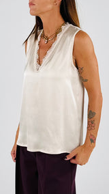 Canotta raso V pizzo H.