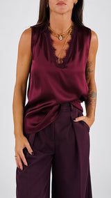 Canotta raso V pizzo H.