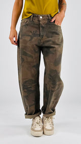 Pantalone egg camu H.