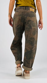 Pantalone egg camu H.