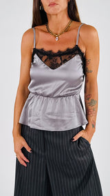 Top lingerie pizzo elastico Vic.