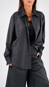 Camicia over gessata Vic.