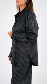 Camicia over gessata Vic.