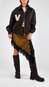 Bomber flanella resca Vic.