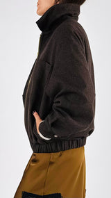 Bomber flanella resca Vic.