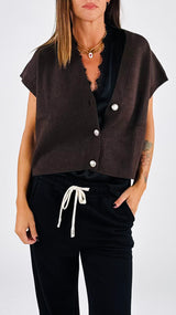 Gilet rasato bott. militari H.